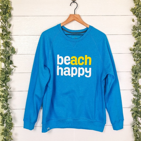 beach happy sweatshirt